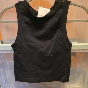 Black Sleeveless Women's Top